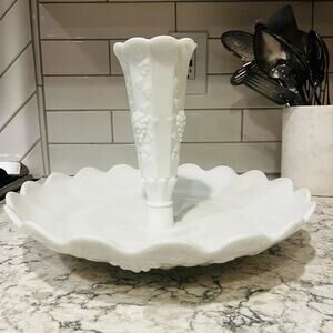 Westmoreland Milk Glass Tray